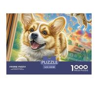 Welsh CorgiMonumental Jigsaw Puzzles for Adults Featuring 1000 Advanced, Notoriously Difficult Challenging Puzzle Educational Game Pieces - Designed As The Most Memorable Gift Jigsaw Puzzles for Adul