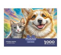 Welsh CorgiOverwhelming 1000-Piece Jigsaw Puzzles for Adults A Crusade Through Impossible, Hard, And Difficult Challenging Puzzle Games - The Most Prestigious Gift for Adult And Teenage Conquerors Ag