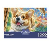 Welsh CorgiPhenomenal 1000-Piece Jigsaw Puzzles for Adults The Definitive Encounter with Impossible, Hard, Difficult Challenging Puzzle Games - This Is The Crowning Gift Jigsaw Puzzles for Adults And