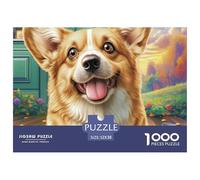 Welsh CorgiPremium Jigsaw Puzzles for Adults A 1000-Piece Advanced-Level Set Featuring Challenging And Educational Games - Designed As The Jigsaw Puzzles for Adults And Mature Kids Aged