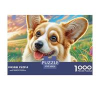 Welsh CorgiPremium Jigsaw Puzzles for Adults A 1000-Piece Advanced-Level Set Featuring Challenging And Educational Games - Designed As The Jigsaw Puzzles for Adults And Mature Kids Aged