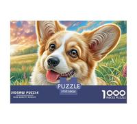 Welsh CorgiPremium Jigsaw Puzzles for Adults A 1000-Piece Advanced-Level Set Featuring Challenging And Educational Games - Designed As The Jigsaw Puzzles for Adults And Mature Kids Aged