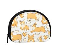 Welsh CorgiSmall Makeup Sanitary Napkin Storage Bag,Women's Cosmetic Coin Purse