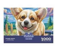 Welsh CorgiSuperior 1000-Piece Jigsaw Puzzles for Adults Delivering A Series of Challenging Educational Games - Positioned As The Ideal Educational Gift Jigsaw Puzzles for Adults And Kids Age 12 Year