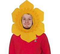 Welsh Daffodil Hat Football Rugby - Yellow Daffodil Hat With Attached Yellow Hood - World Cup Fancy Dress Accessory Hat Wales Welsh Sport Supporter Hat