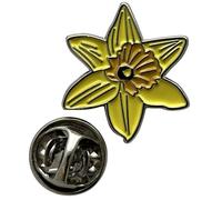 Welsh Daffodil Pin Badge Metal Enamel Lapel Badge