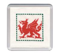 Welsh Dragon Coaster Cross Stitch Kit