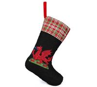 Welsh Dragon Flag Merry Christmas Stockings Sequin Xmas Socks Shiny Color Change Decor For Fireplace Xmas Tree Windows