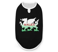Welsh Dragon Flag of Wales Dog And Cat Clothes Pet Summer Sleeveless T Shirt Basic Vest 2XL