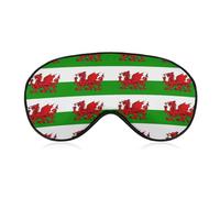 Welsh Dragon Flags Sleep Eye Mask Sleeping Light Blocking Cover Night Blindfold for Travel Nap