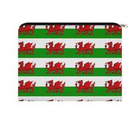 Welsh Dragon Flags Travel Cosmetic Bags Toiletry Pouch Makeup Purses Organizer Storage Case