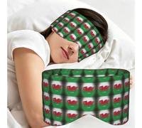 Welsh Dragon Print Adults Eye Mask for Sleeping Soft Breathable Blindfold Daily Home Travel Work