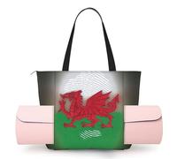 Welsh Dragon Print Ladies Handbag Multi Purpose Casual Bag Durable Camping Bag Hiking Bag for Workout Beach Travel