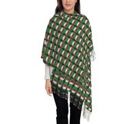 Welsh Dragon Print Women Men Stylish Tassel Scarf Travel Holiday Accessory Winter Fall Spring Seasons