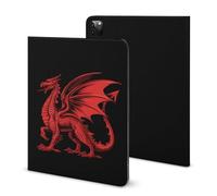 Welsh Dragon Printed Tablet Case with Pencil Holder Unisex Slim TPU Protective Cover Compatible with iPad 2020/Pro 2020/Pro 2021/Air4/Air5