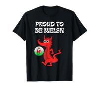 Welsh Dragon Proud Rugby T-Shirt