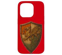 Welsh Dragon Shield s Celtic Wales s Vintage Celt Case for iPhone 15 Pro