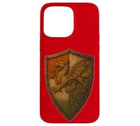 Welsh Dragon Shield s Celtic Wales s Vintage Celt Case for iPhone 15 Pro Max