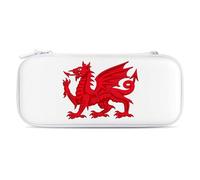 Welsh Dragon Storage Bag Compatible with Switch Portable Carrying Case Protector Bags with 15 Games Accessories