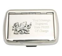 Welsh Dragon Tobacco Tin with Free Engraving Gift 391