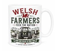 Welsh Farmers Feed The Nation Support Welsh Farming Ceramic Coffee Mug Gift Mug