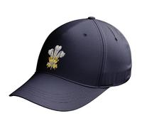 Welsh Feathers Embroidery Cap Unisex Prince of Wales Hat Cymru Rugby Football Supporters