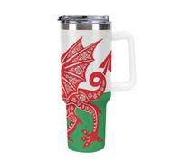 Welsh Flag 40 Oz Travel Insulated Cups & Mugs