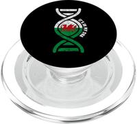 Welsh Flag of Wales Cymru heritage DNA graphic proud Genes PopSockets PopGrip for MagSafe