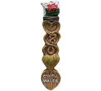 Welsh Flag Spoon Wales Resin Magnet RSN24-8 - Premium Souvenir Fridge Magnet with Decorative Spoon Design, Durable Resin Build, Wales Gift, Kitchen Display Collectible