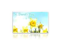 Welsh Fridge Magnet - St David's Day (Field Of Daffodils)