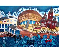 Welsh Greeting Card. Mermaid Quay, Cardiff Bay from Countryside Greetings