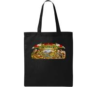 Welsh Heritage and Natural Landscape Natural Cotton Tote Bag Black