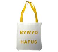 Welsh High Street Bywyd Hapus (The Happy Life) Tote Bag, Versatile, Durable, Timeless Design