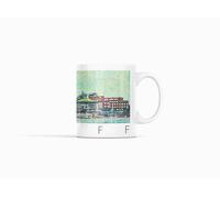 Welsh High Street Cardiff - Landscape Mug