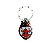 Welsh High Street Love Dragon - Keyring