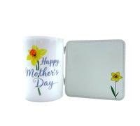 Welsh High Street Mother's Day Gift Set - Happy Mother's Day Bone China Mug and Gift Set
