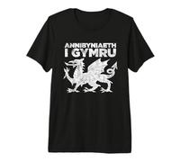Welsh Independence Shirt Red Dragon Wales Cymru Annibyniaeth Premium T-Shirt