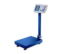 WELSH INDUSTRIAL SCALE CO. Foldable Heavy Duty Commercial Industrial Grade Weight Digital Scales 200/300/500KG Stainless Steel LCD Display Floor Platform Memory (300, Kilograms)