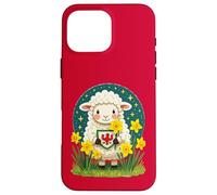 Welsh Lamb Cute St Davids Day Design Case for iPhone 16 Pro Max