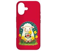 Welsh Lamb Cute St Davids Day Design Case for iPhone 17