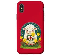 Welsh Lamb Cute St Davids Day Design Case for iPhone X/XS