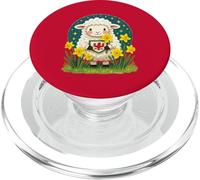 Welsh Lamb Cute St Davids Day Design PopSockets PopGrip for MagSafe