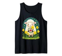 Welsh Lamb Cute St Davids Day Design Tank Top