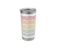 Welsh Language Shwmae Retro Wales Shwmae Stainless Steel Insulated Tumbler