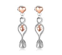 Welsh love spoon earrings by Awen Welsh Jewellery