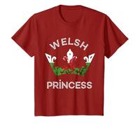 Welsh Princess Crown Welsh Dragon Wales Flag Welsh Pride T-Shirt