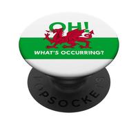Welsh Red Dragon - Oh What's Occurring PopSockets Adhesive PopGrip