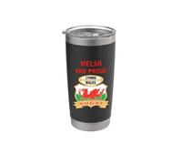 Welsh Red Dragon Proud to Be Welsh Stainless Steel Insulated Tumbler