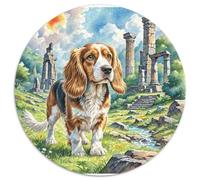 Welsh Springer Spaniel 1000 Piece Jigsaw Puzzle Animal Challenging & Educational Dults And Kids Amily Game Creative for Travel Gifts,Present 1000pcs (67.5x67.5cm)