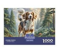 Welsh Springer Spaniel 1000 Pieces Jigsaw Puzzles Engaging Educational Games Jigsaw Puzzle Beautiful Decoration for Gifts 70x50cm/1000pcs